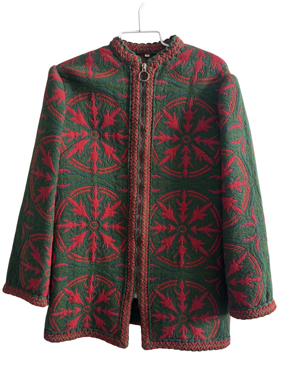 Vintage 1960’s Tapestry Coat Full Zip Size Large